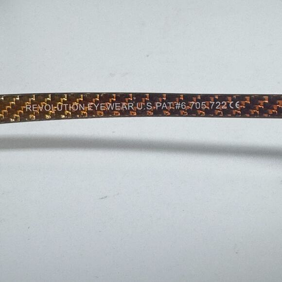 REVOLUTION RCF204 Eyeglasses Frames Brown Carbon 136 H17089 - Picture 5 of 7